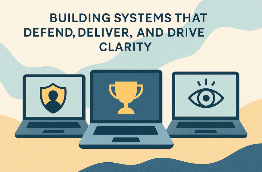 Building Systems That Defend, Deliver, and Drive Clarity